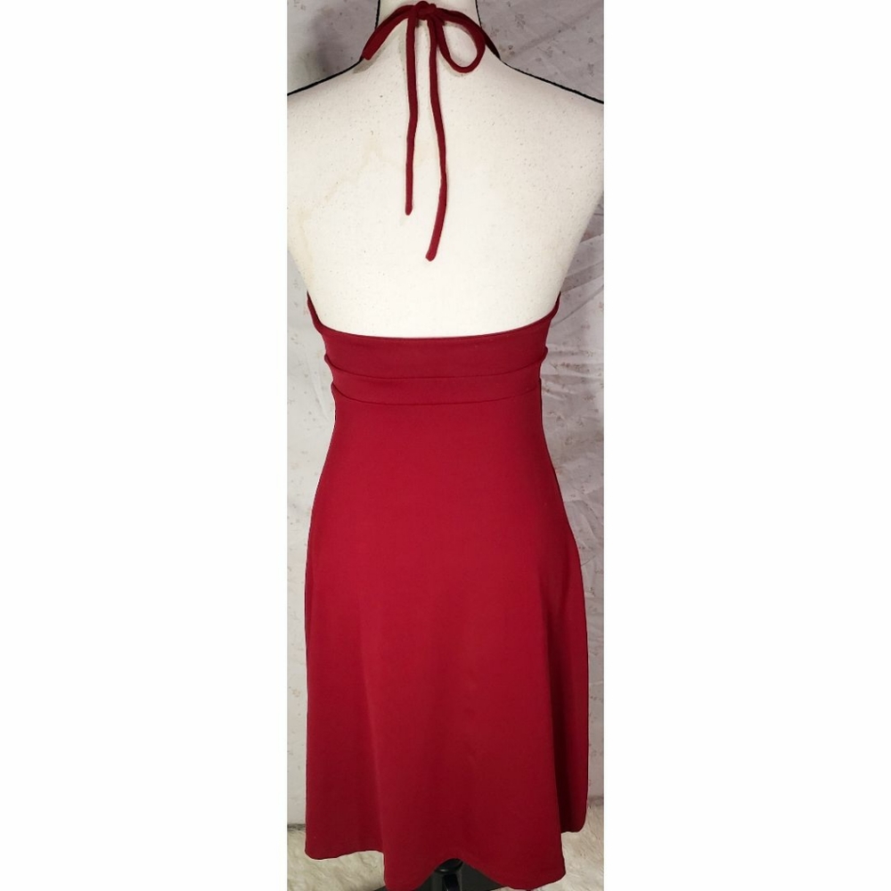 Susana Monaco Red Halter Dress size Small - Picture 2 of 4